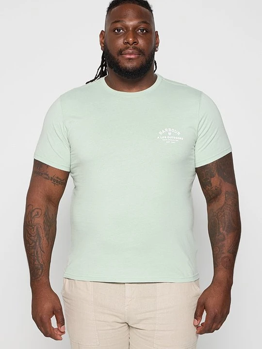 Zdjęcie produktu T-shirt basic Barbour jasnozielony