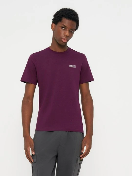 Zdjęcie produktu T-shirt basic Barbour fioletowy