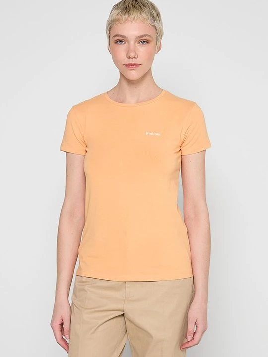 Zdjęcie produktu T-shirt basic Barbour pomarańczowy