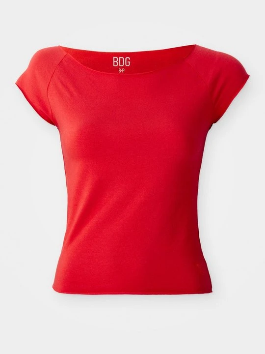 Zdjęcie produktu T-shirt basic BDG Urban Outfitters czerwony