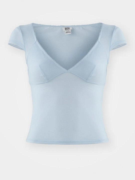 Zdjęcie produktu T-shirt basic BDG Urban Outfitters jasnoniebieski