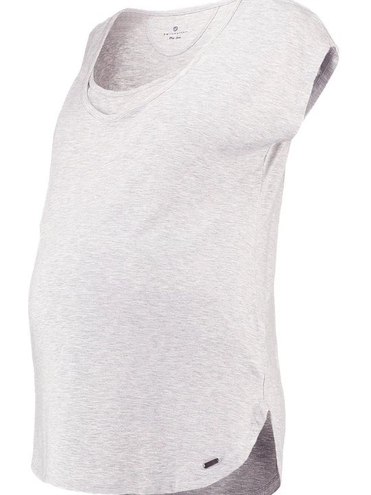 Zdjęcie produktu T-shirt basic Miracle. Mama And Woman. szary melanż