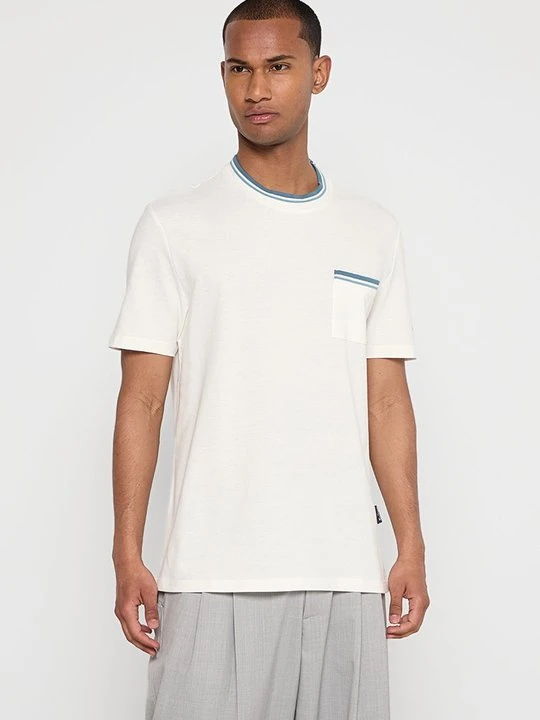 Zdjęcie produktu T-shirt basic Ben Sherman mleczny