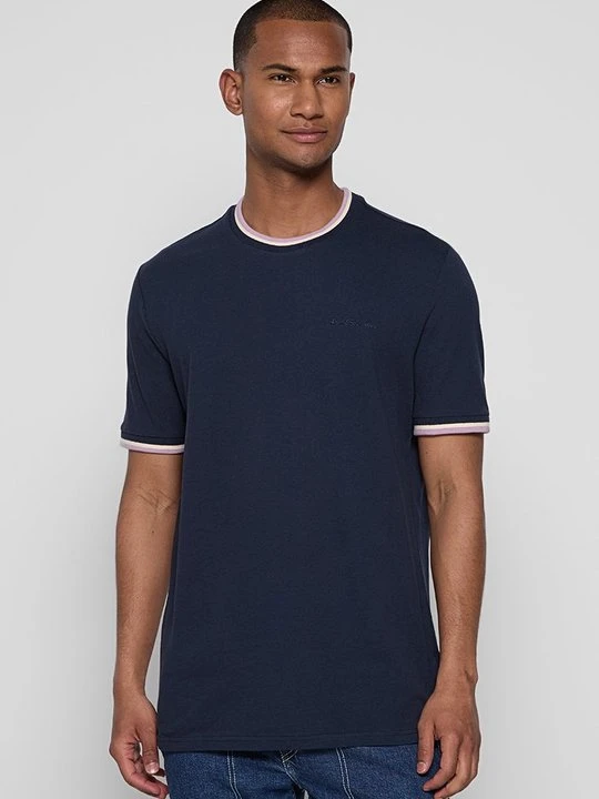 Zdjęcie produktu T-shirt basic Ben Sherman granatowy