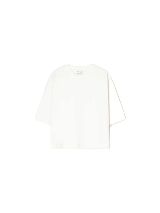 Zdjęcie produktu T-shirt basic Bershka biały