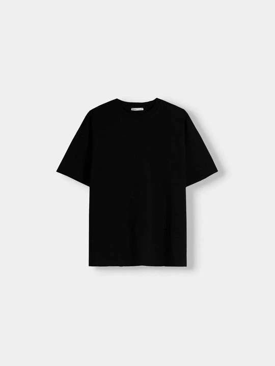 Zdjęcie produktu T-shirt basic Bershka czarny