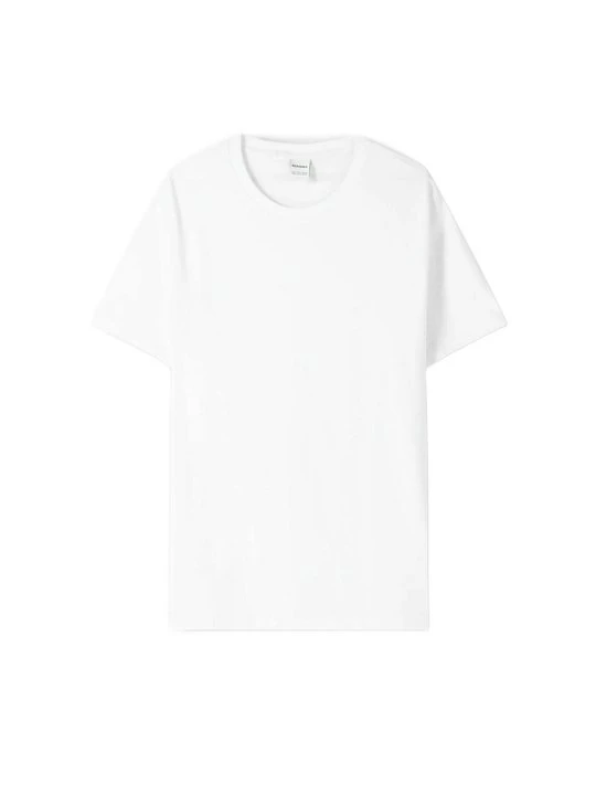 Zdjęcie produktu T-shirt basic Bershka biały