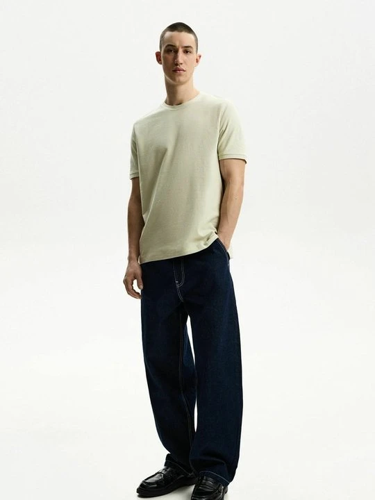 Zdjęcie produktu T-shirt basic Bershka zielony