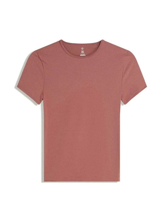 Zdjęcie produktu T-shirt basic Bershka pomarańczowy