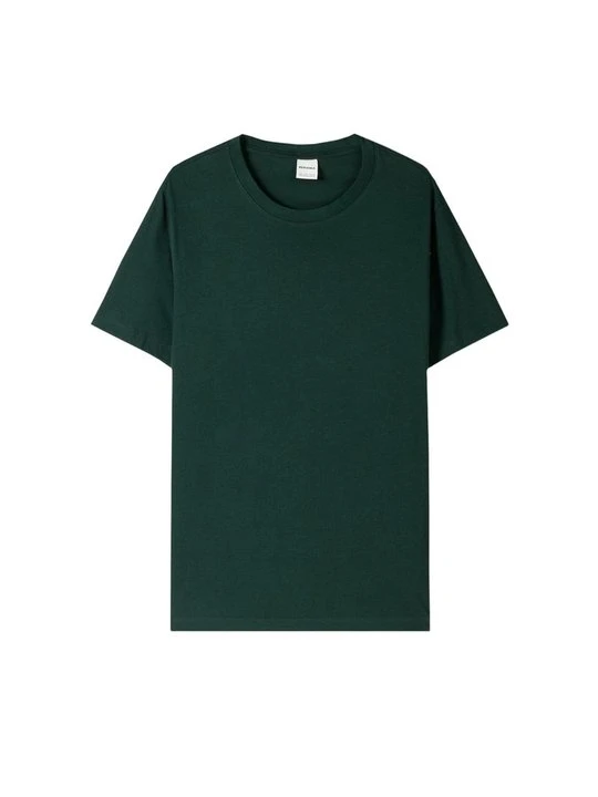Zdjęcie produktu T-shirt basic Bershka ciemnozielony