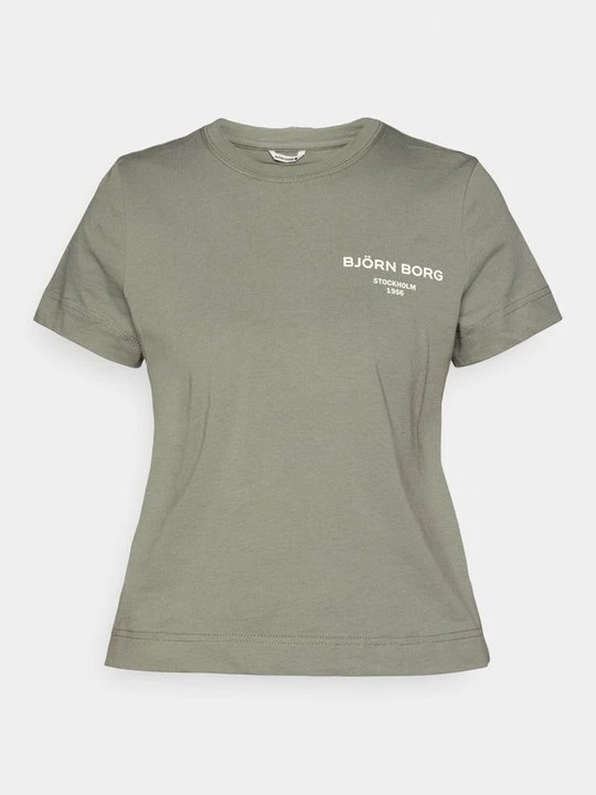 Zdjęcie produktu T-shirt basic Björn Borg zielony melanż