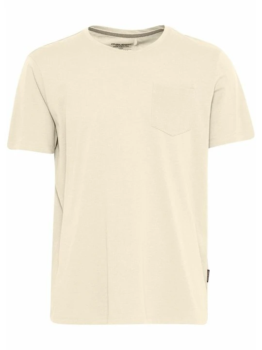 Zdjęcie produktu T-shirt basic Blend beżowy melanż