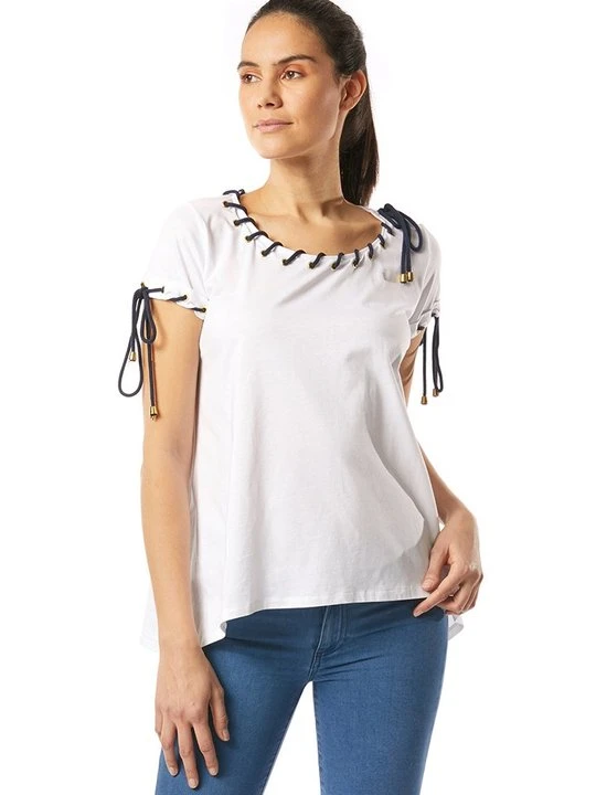 Zdjęcie produktu T-shirt basic Blugirl Blumarine biały