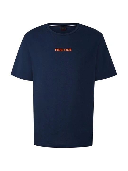 Zdjęcie produktu T-shirt basic Bogner Fire + Ice granatowy