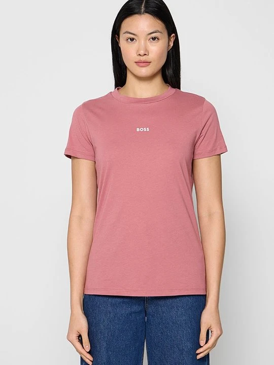 Zdjęcie produktu T-shirt basic Boss ciemnoczerwony