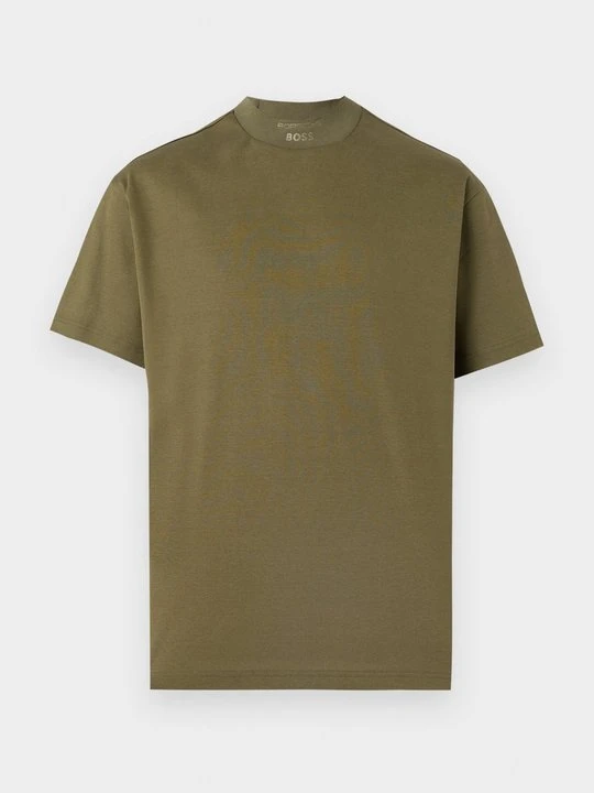 Zdjęcie produktu T-shirt basic Boss ciemnozielony