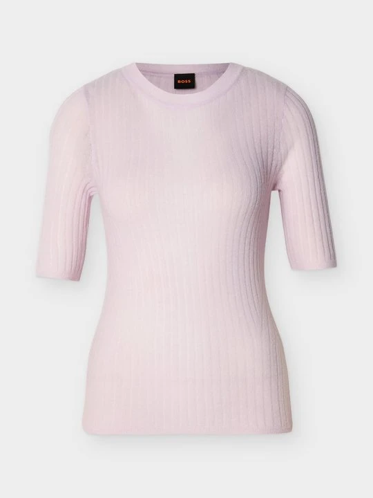Zdjęcie produktu T-shirt basic Boss fioletowy