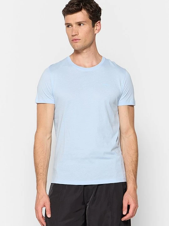 Zdjęcie produktu T-shirt basic Boss błękit królewski