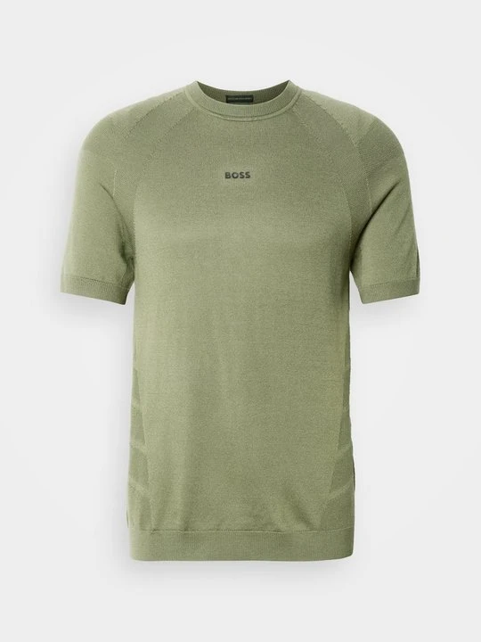 Zdjęcie produktu T-shirt basic Boss oliwkowy