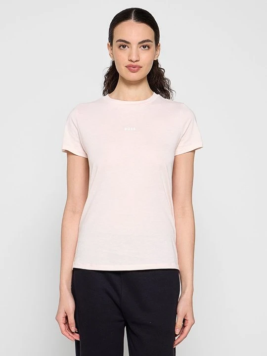 Zdjęcie produktu T-shirt basic Boss jasnoróżowy