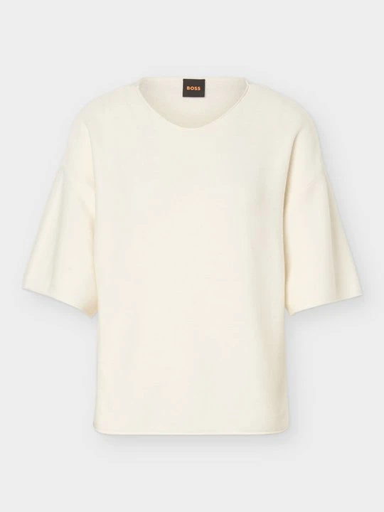 Zdjęcie produktu T-shirt basic Boss mleczny