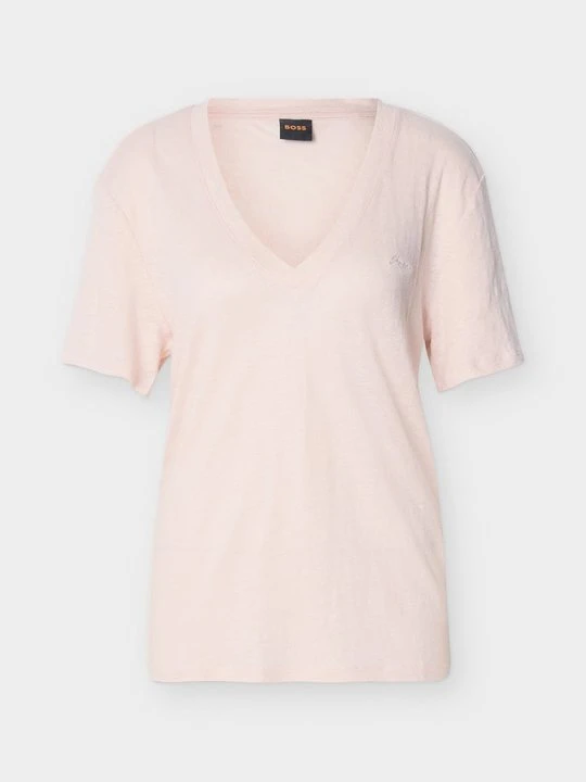 Zdjęcie produktu T-shirt basic Boss jasnoróżowy