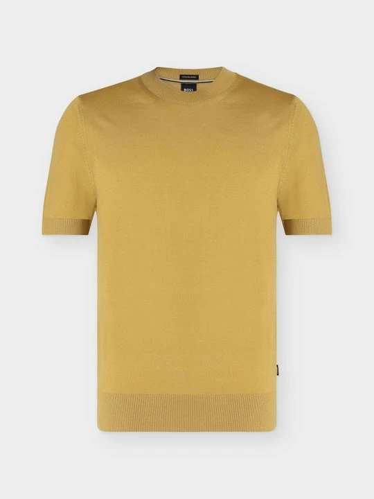 Zdjęcie produktu T-shirt basic Boss musztardowy