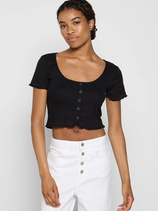 Zdjęcie produktu T-shirt basic Brave Soul czarny