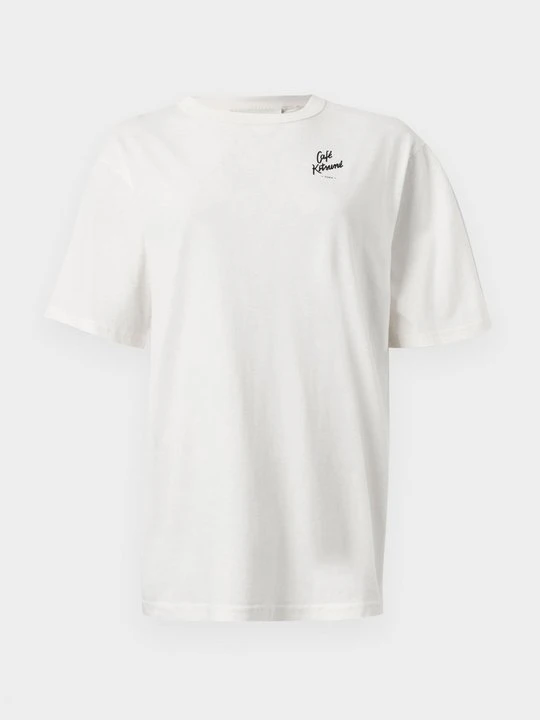 Zdjęcie produktu T-shirt basic Café Kitsuné beżowy