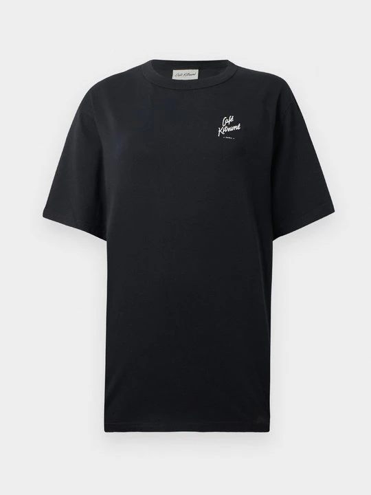 Zdjęcie produktu T-shirt basic Café Kitsuné czarny