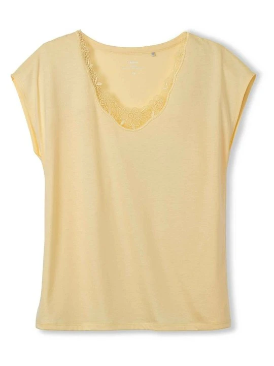 Zdjęcie produktu T-shirt basic CALIDA jasnożółty