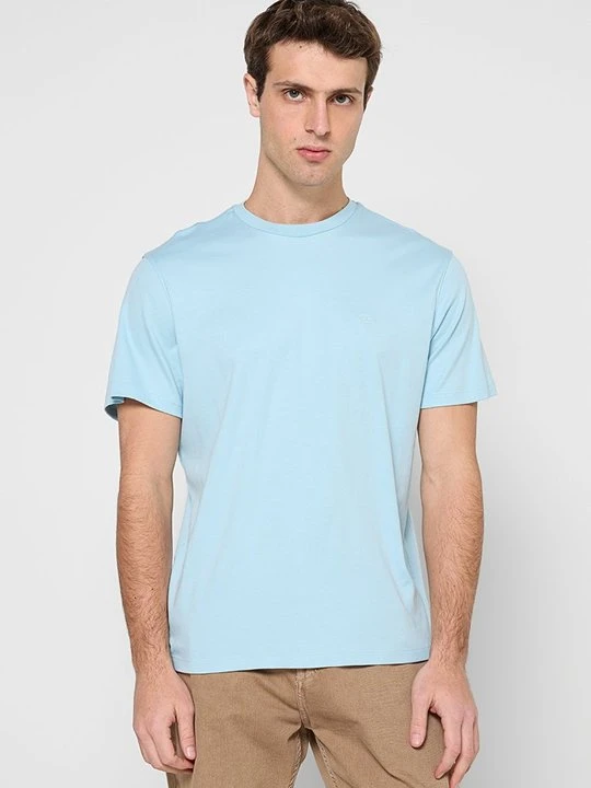 Zdjęcie produktu T-shirt basic Calvin Klein jasnoniebieski