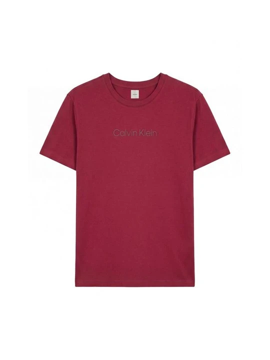 Zdjęcie produktu T-shirt basic Calvin Klein bordowy