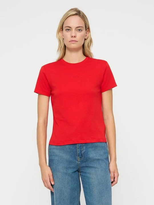 Zdjęcie produktu T-shirt basic Calvin Klein czerwony