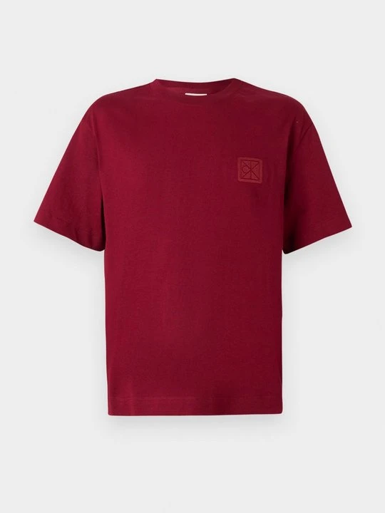 Zdjęcie produktu T-shirt basic Calvin Klein czerwony