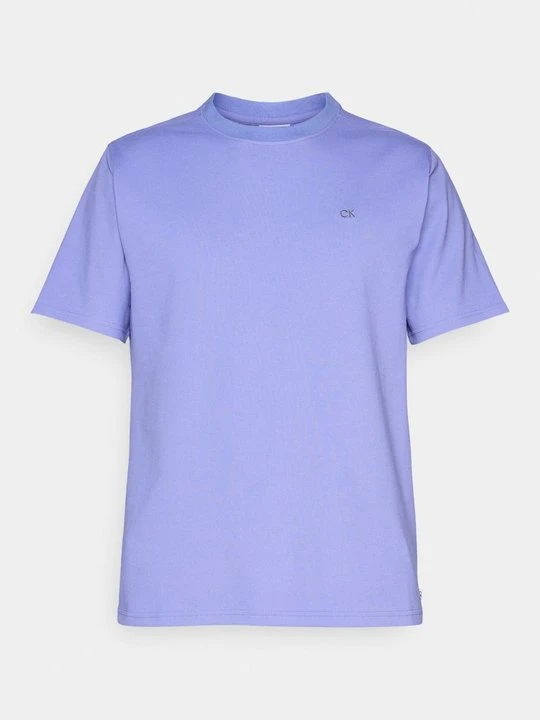 Zdjęcie produktu T-shirt basic Calvin Klein fioletowy