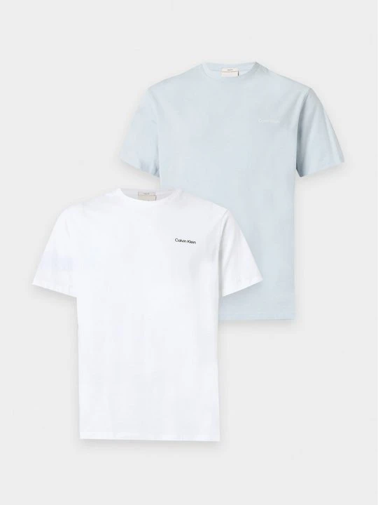 Zdjęcie produktu T-shirt basic Calvin Klein jasnoszary