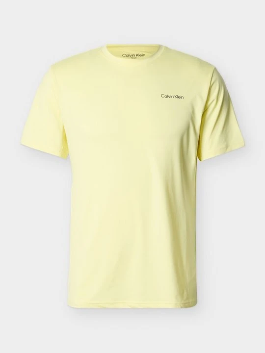 Zdjęcie produktu T-shirt basic Calvin Klein jasnożółty