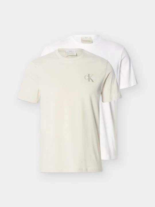 Zdjęcie produktu T-shirt basic Calvin Klein Jeans mleczny