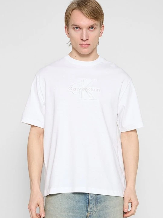 Zdjęcie produktu T-shirt basic Calvin Klein Jeans biały