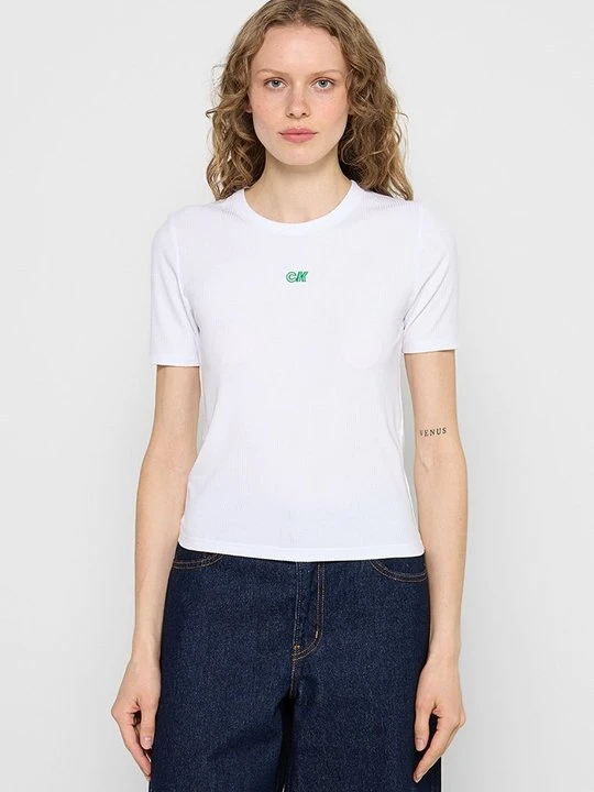Zdjęcie produktu T-shirt basic Calvin Klein Jeans biały