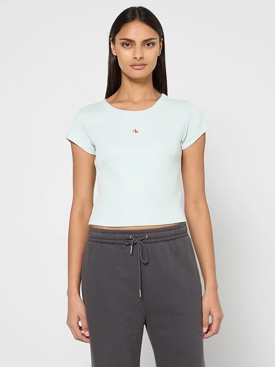 Zdjęcie produktu T-shirt basic Calvin Klein Jeans zielony