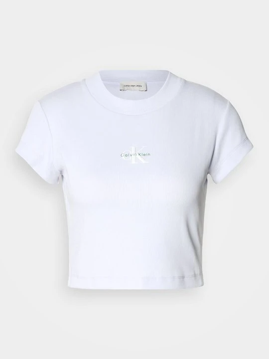 Zdjęcie produktu T-shirt basic Calvin Klein Jeans liliowy