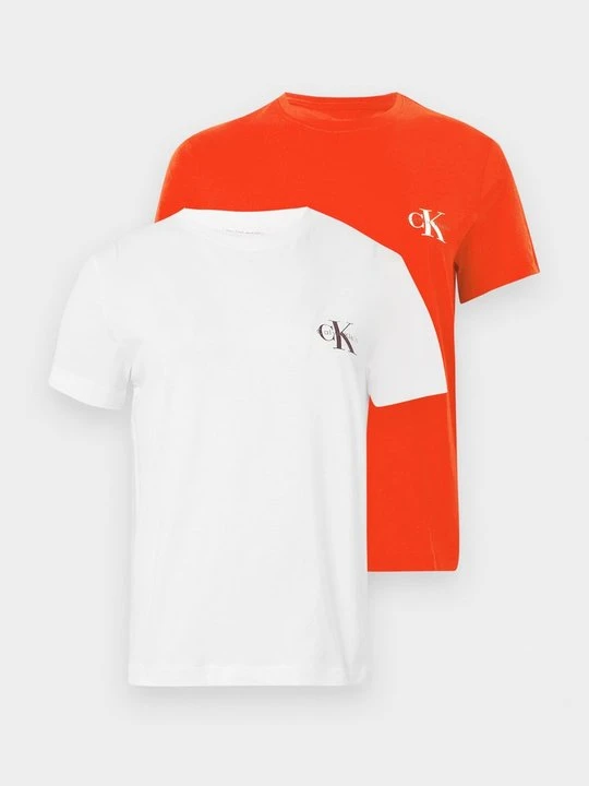 Zdjęcie produktu T-shirt basic Calvin Klein Jeans czerwony