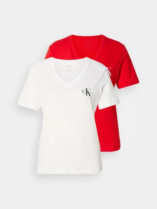 Zdjęcie produktu T-shirt basic Calvin Klein Jeans czerwony