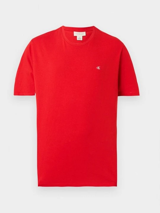 Zdjęcie produktu T-shirt basic Calvin Klein Jeans czerwony