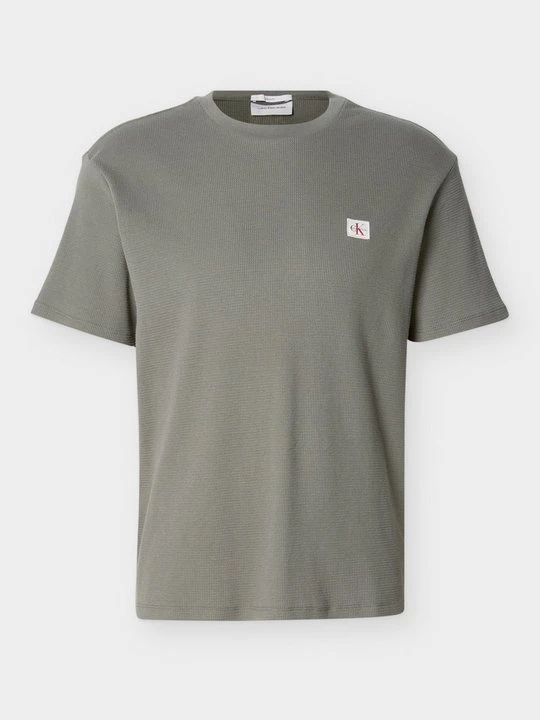 Zdjęcie produktu T-shirt basic Calvin Klein Jeans oliwkowy