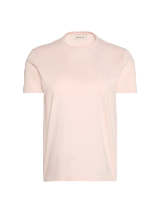 Zdjęcie produktu T-shirt basic Calvin Klein Jeans beżowy melanż