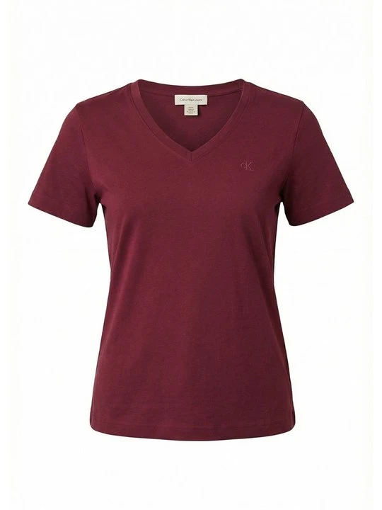 Zdjęcie produktu T-shirt basic Calvin Klein Jeans czerwony