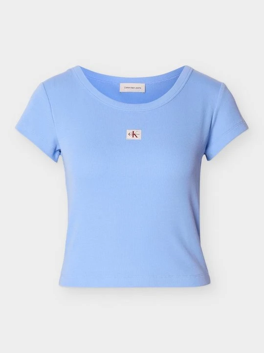 Zdjęcie produktu T-shirt basic Calvin Klein Jeans jasnoniebieski